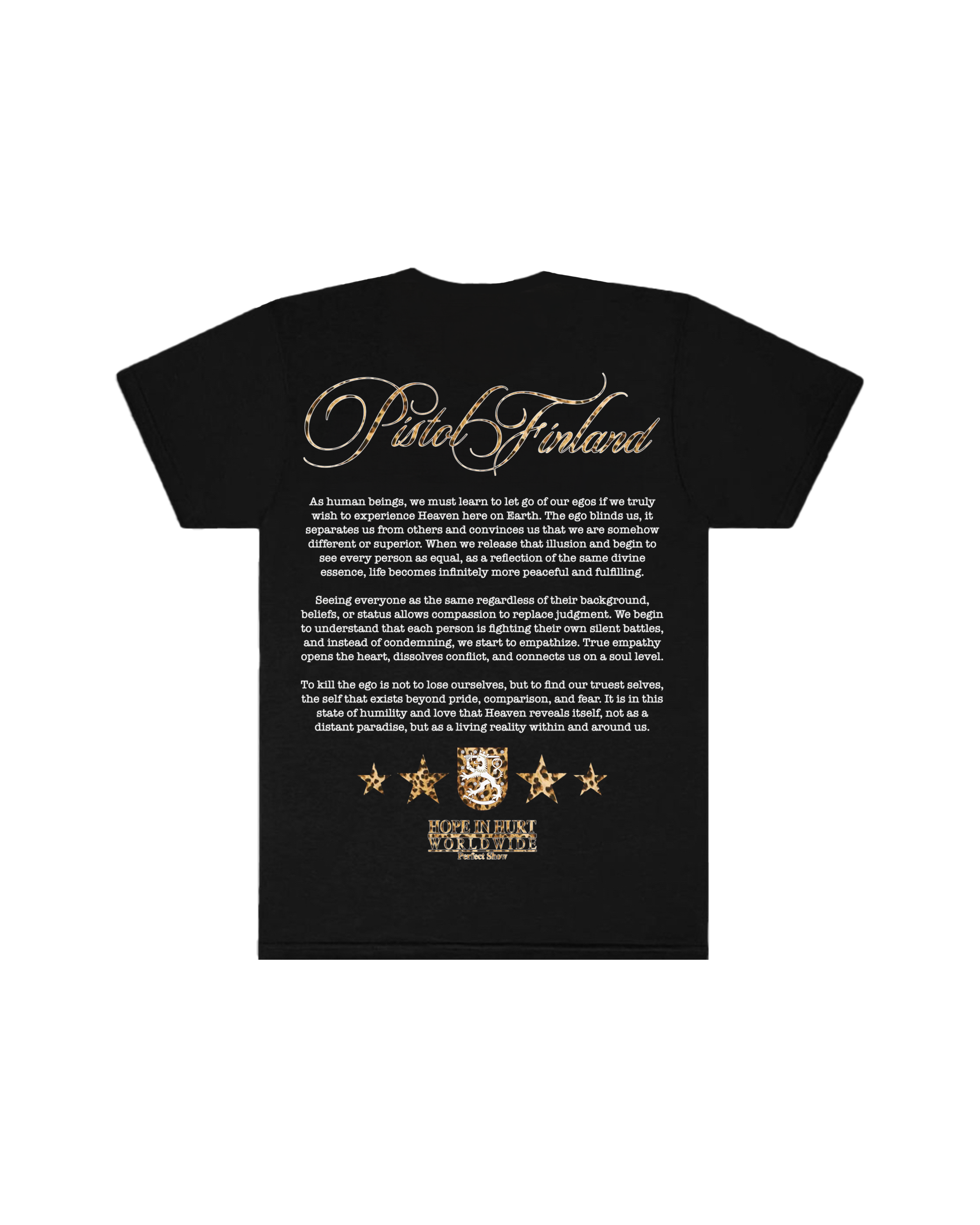 PISTOL FINLAND LEOPARD/BLACK TEE