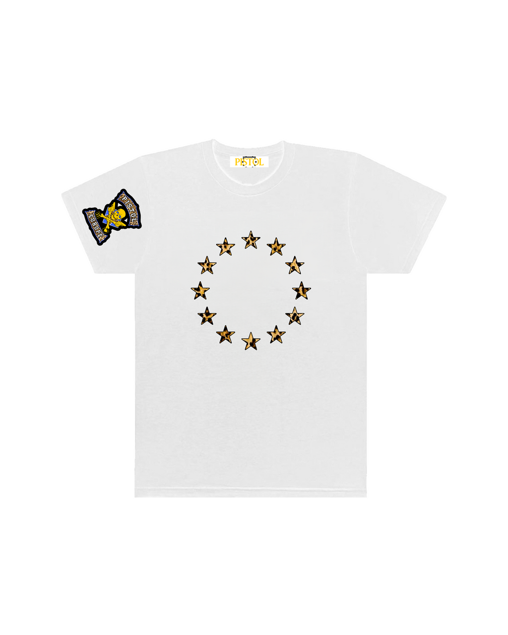 PISTOL EUROPE LEOPARD/WHITE TEE