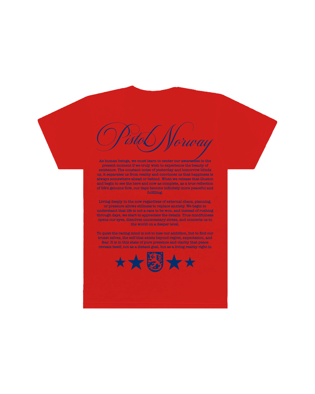 PISTOL NORWAY RED TEE