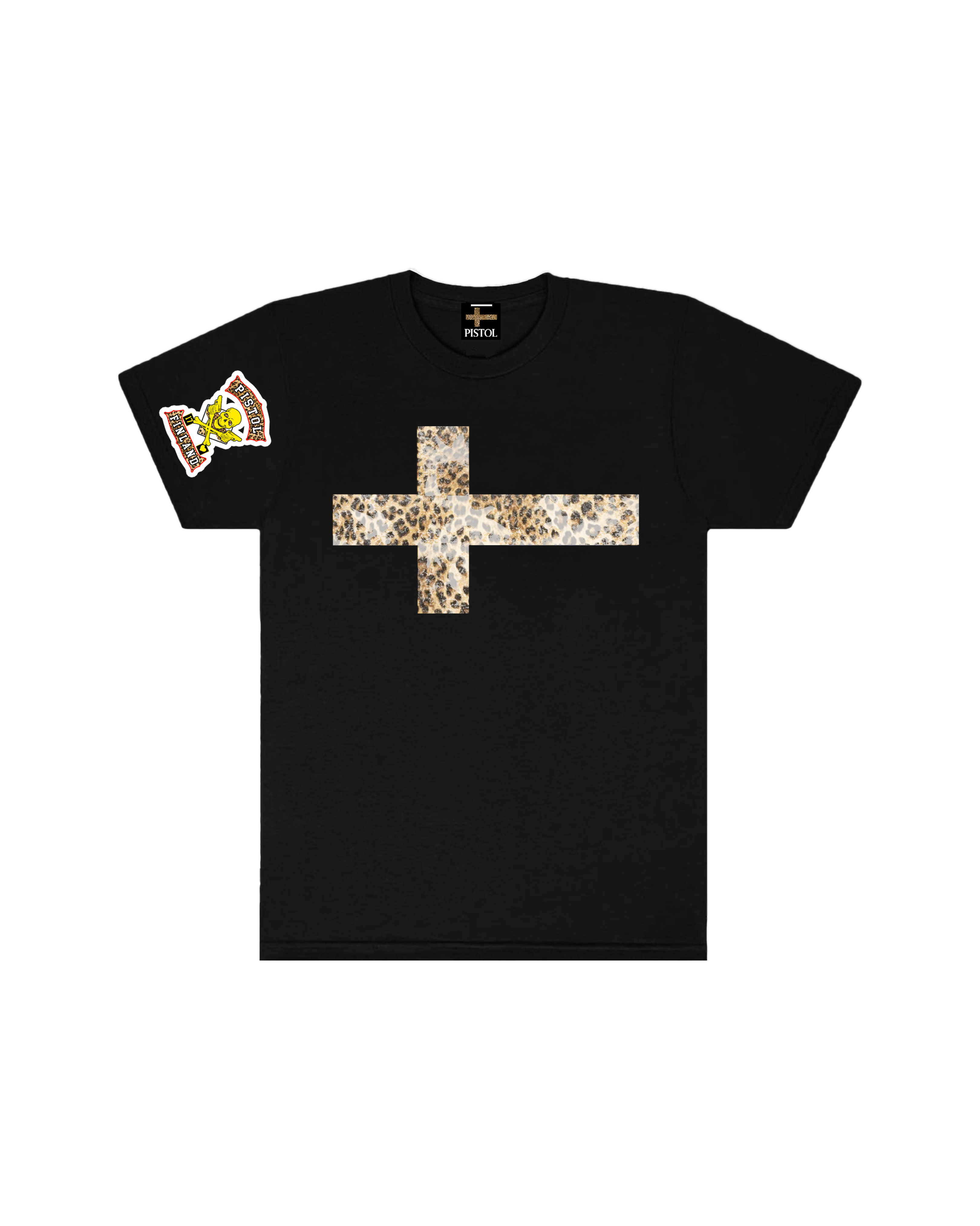 PISTOL FINLAND LEOPARD/BLACK TEE