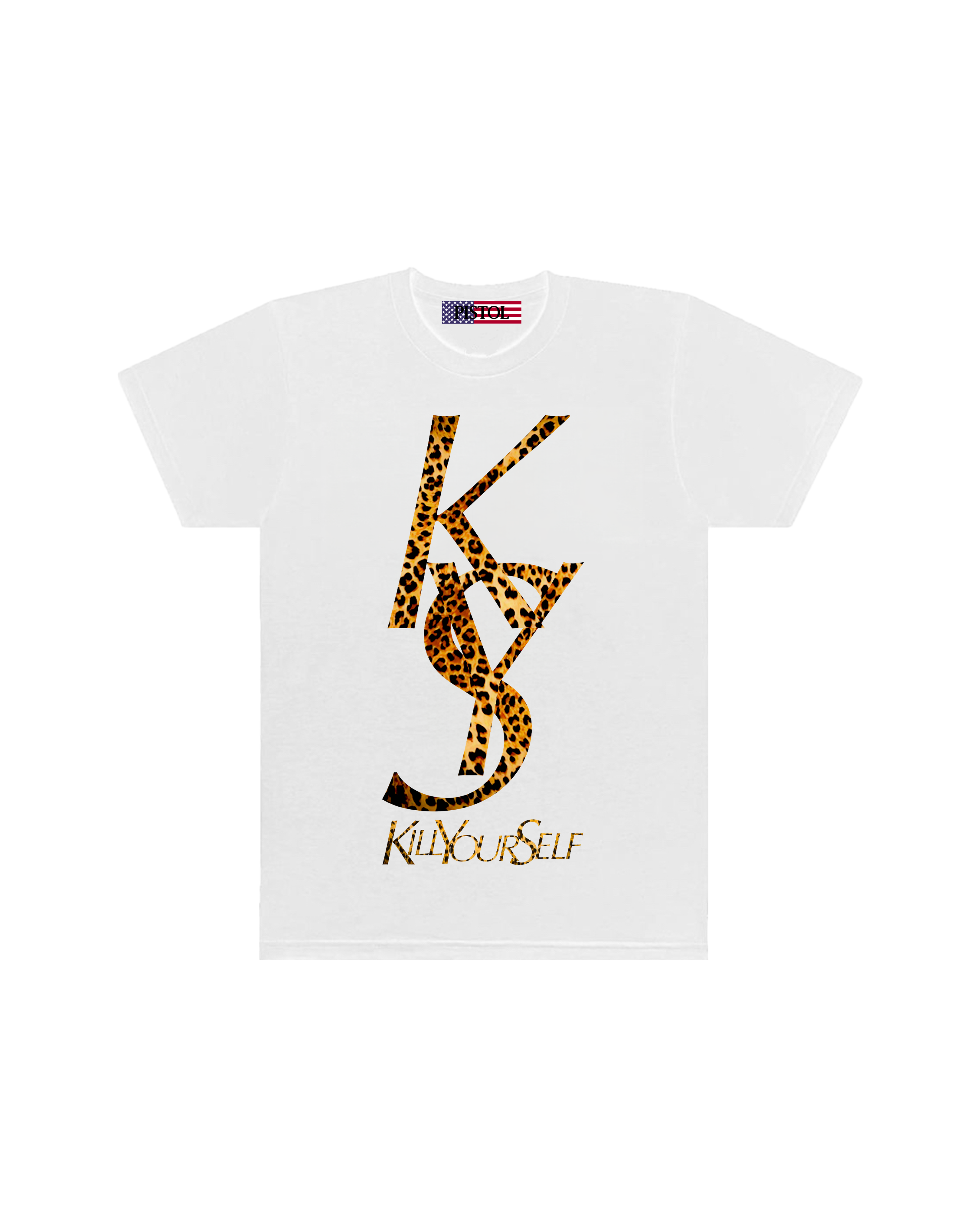 KYS LEOPARD/WHITE TEE